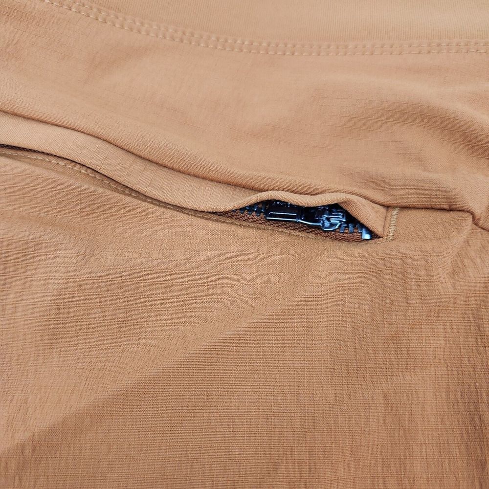 Athleta Womens 26 Orange Semi Fitted Lightweight Stretch Trekkie North Short NWT - Picture 4 of 12